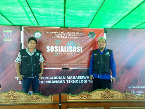 SOSIALISASI PROGRAM STUDI TEKNIK MESIN Pada AJANG MESIN EXPO 2022 di JAILOLO
